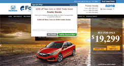 Desktop Screenshot of fowlerhonda.com