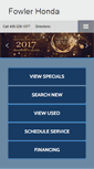 Mobile Screenshot of fowlerhonda.com